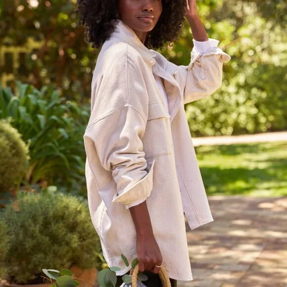 Frank & Eileen McLoghlin Canvas Button Down Shirt - Picture 3 of 9